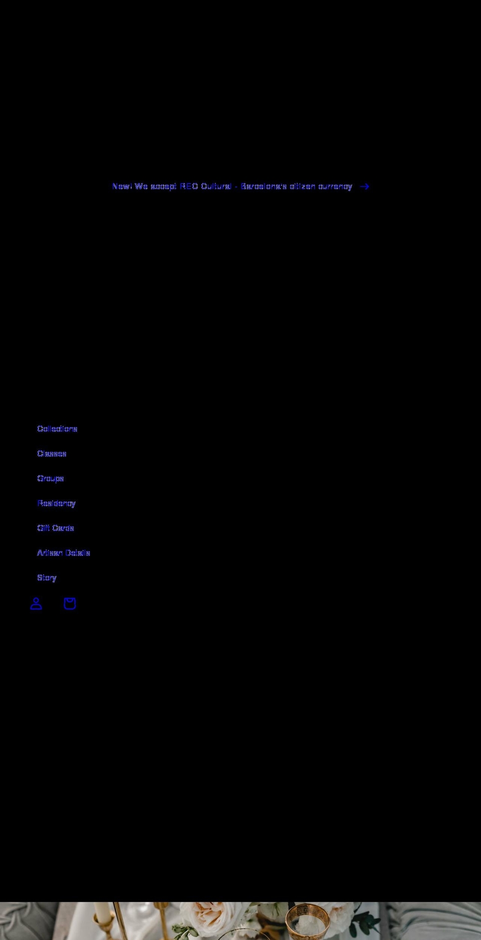 tallergingell.com — Shopify storefront screenshot