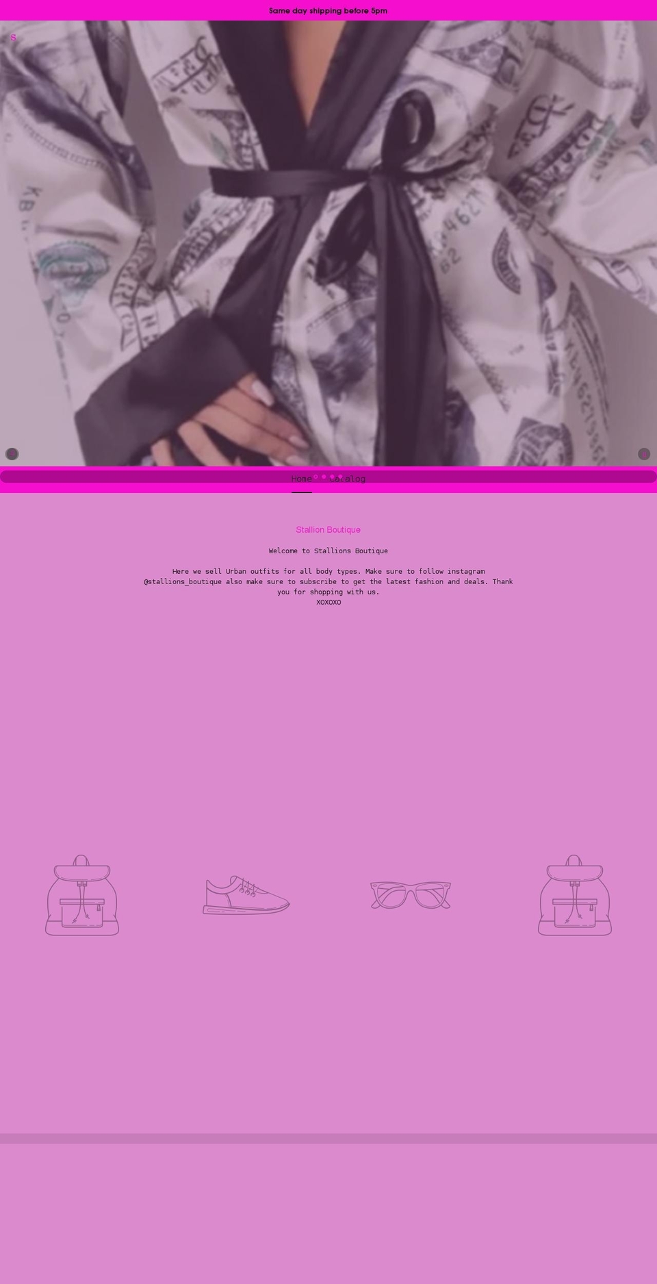 tallion-boutique.myshopify.com shopify website screenshot