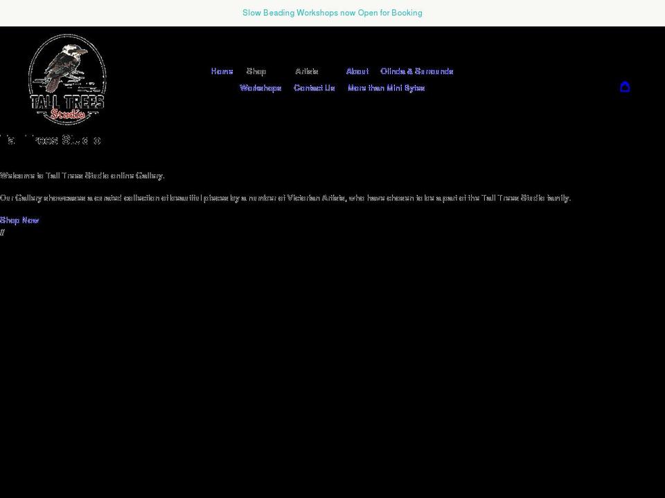 talltreesstudio.com shopify website screenshot