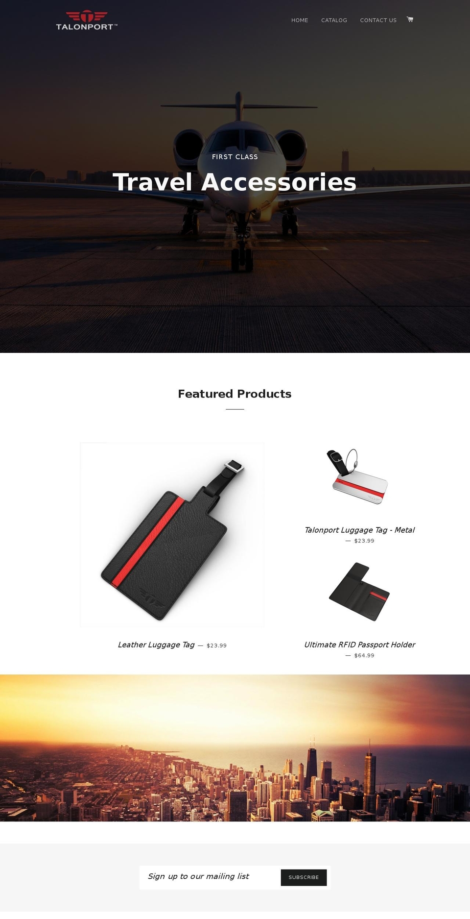 talontag.com shopify website screenshot