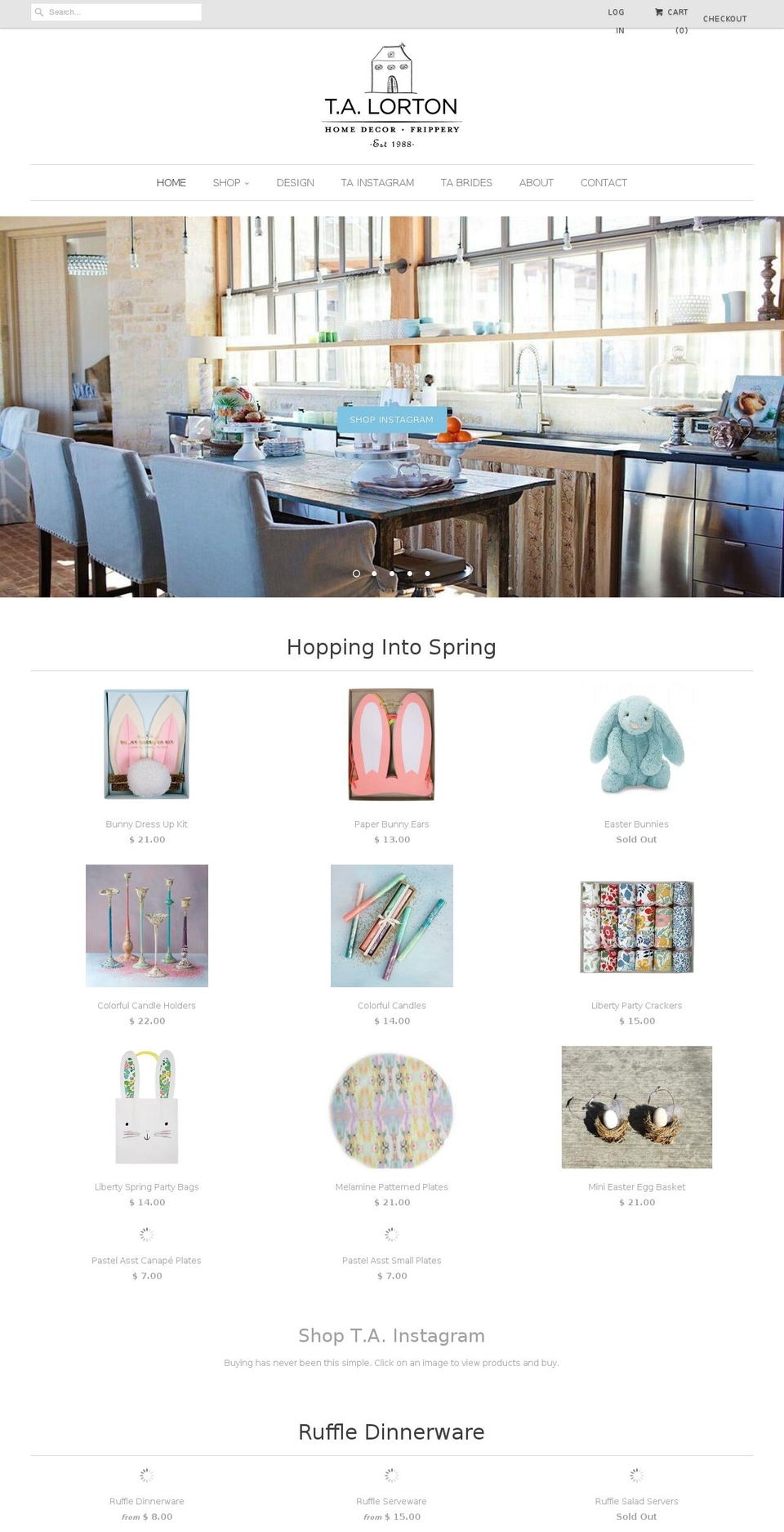 talorton.com shopify website screenshot