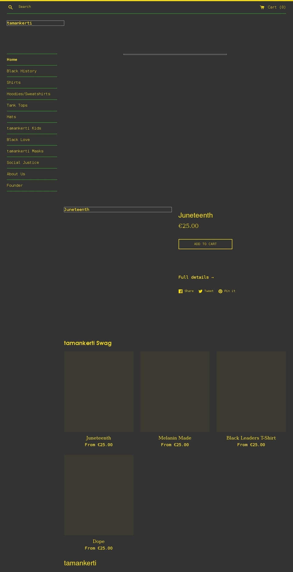 tamankerti.com shopify website screenshot