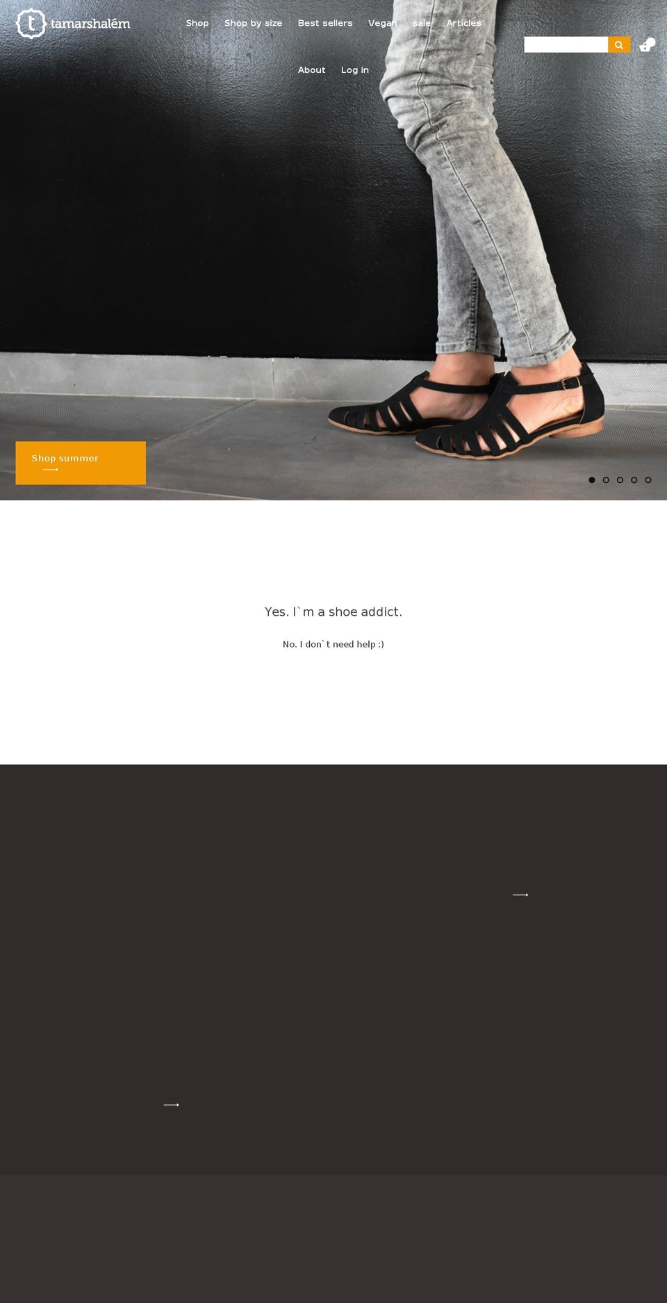 tamarshalem.com — Shopify storefront screenshot