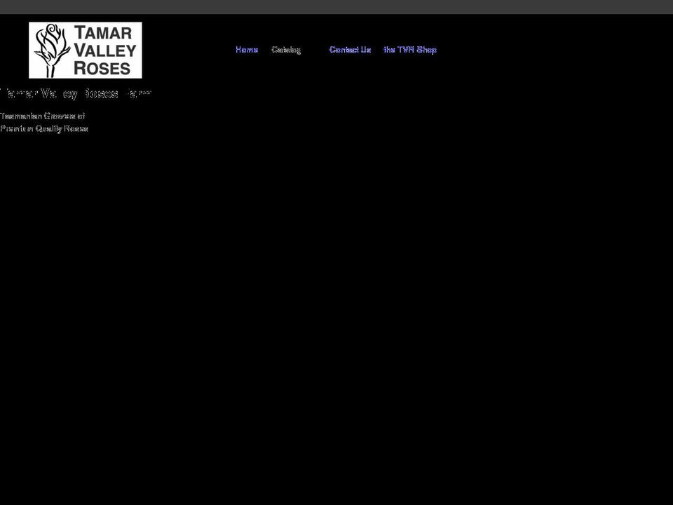 tamarvalleyroses.com.au shopify website screenshot