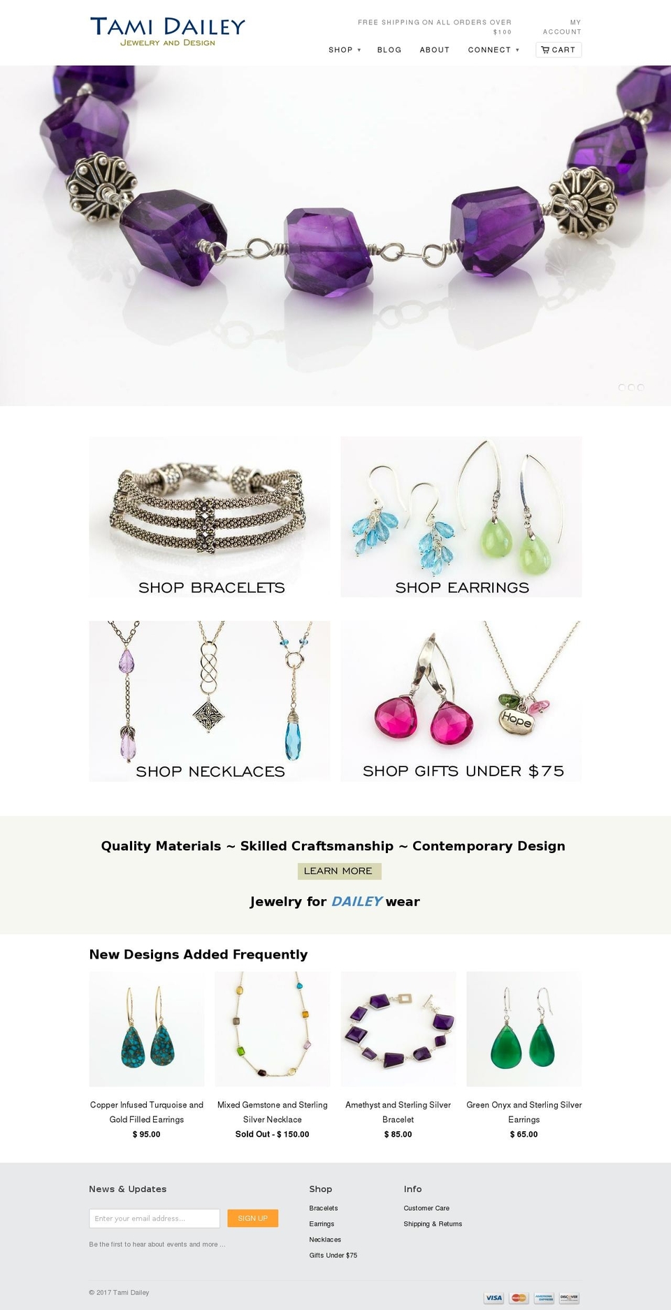 tamidailey.com shopify website screenshot