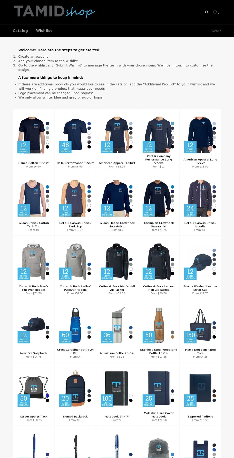tamidshop.com — Shopify storefront screenshot