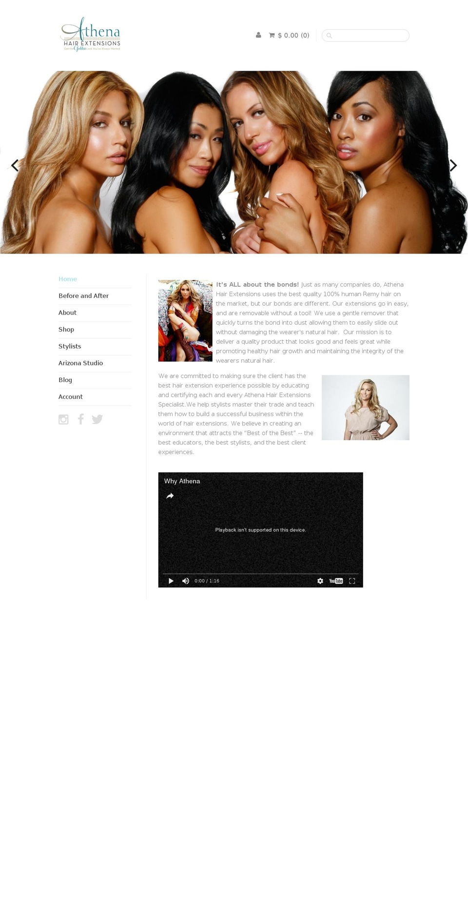 Sugar Shopify theme site example tammieshairextensions.com