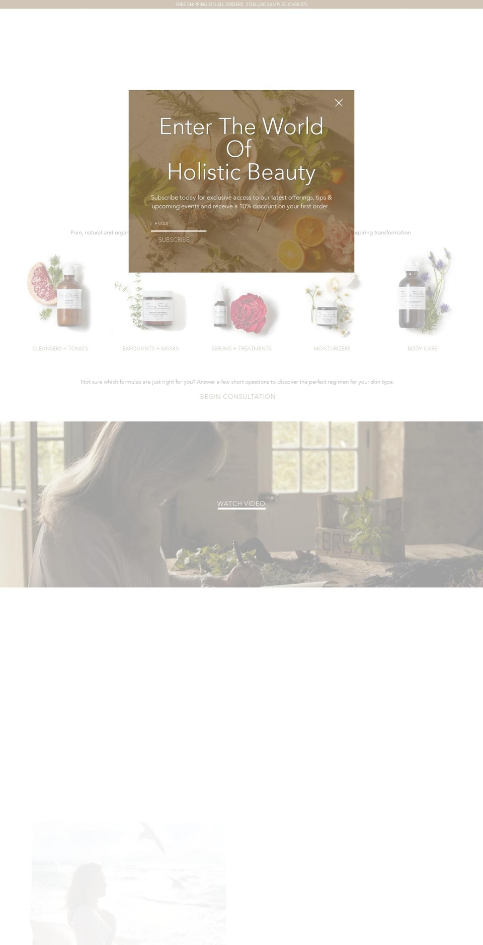 tammyfender.com — Shopify storefront screenshot