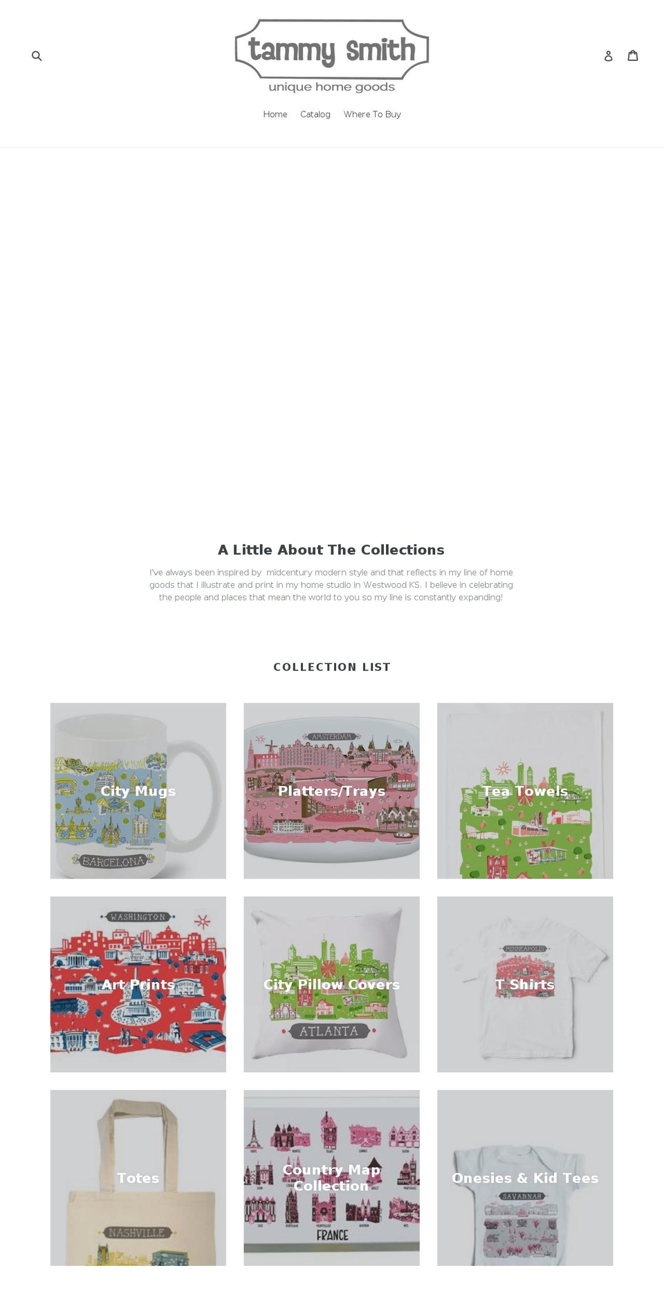 tammysmithdesign.com shopify website screenshot