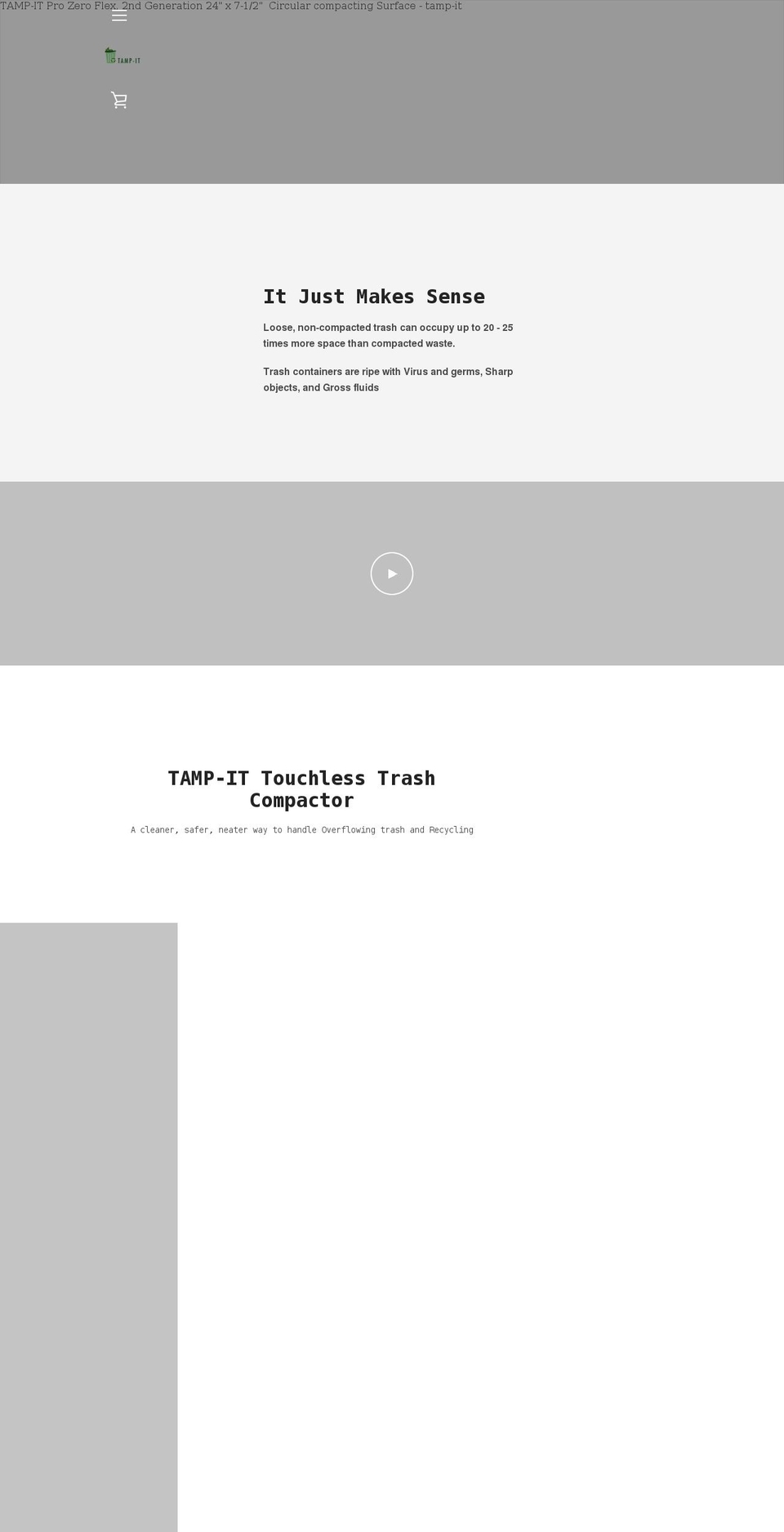 tamp-it.com shopify website screenshot
