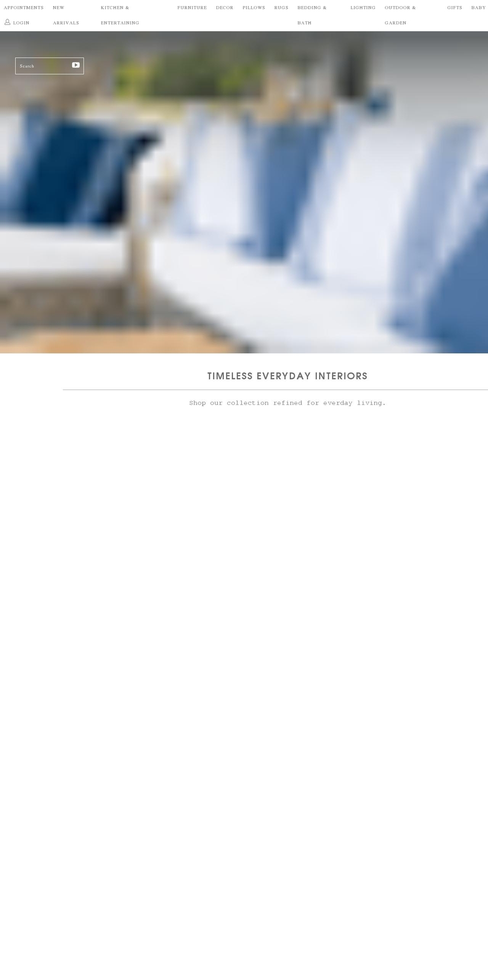 tampabayinteriors.com shopify website screenshot