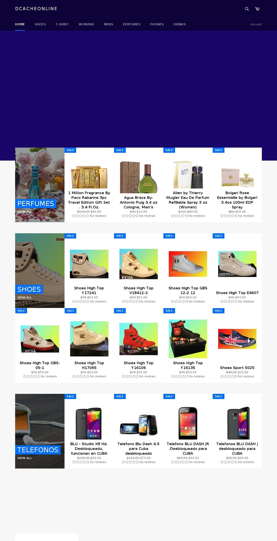 tampahabana.com shopify website screenshot