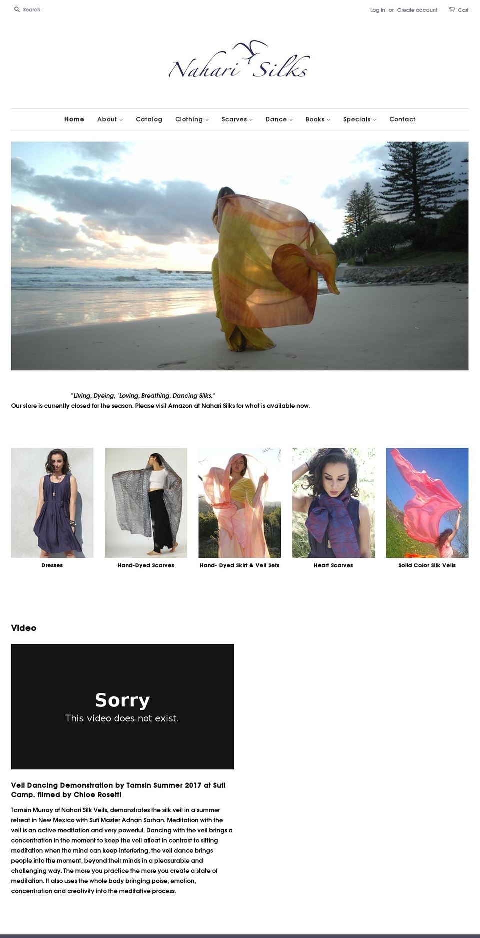 tamsinmurray.com — Shopify storefront screenshot