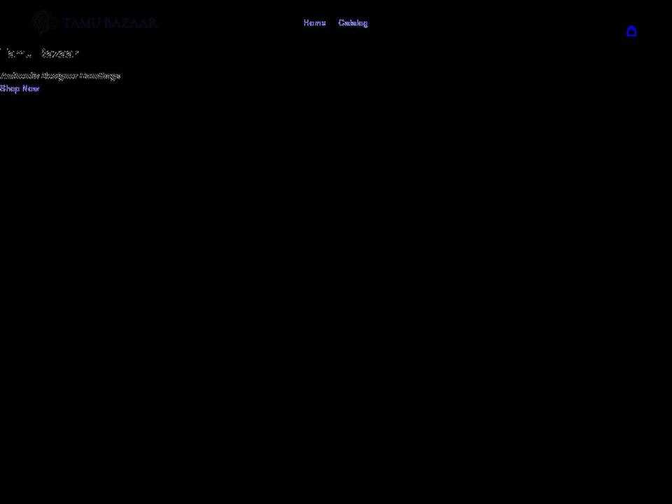 tamubazaar.com shopify website screenshot