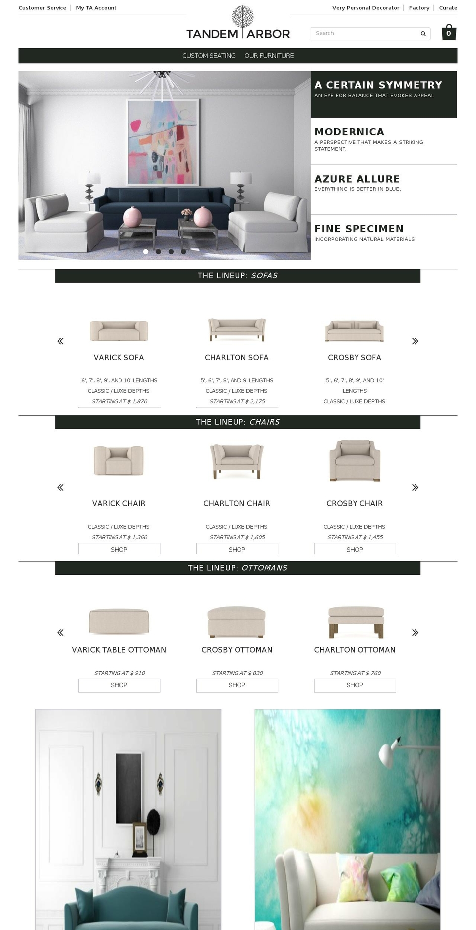 tandemarbor.com shopify website screenshot