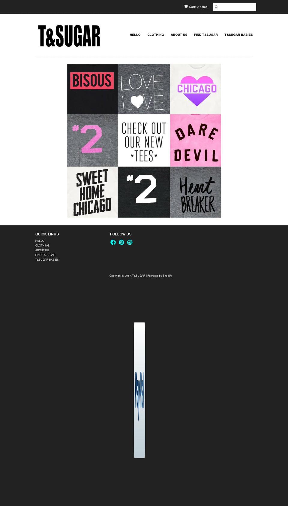 tandsug.com shopify website screenshot
