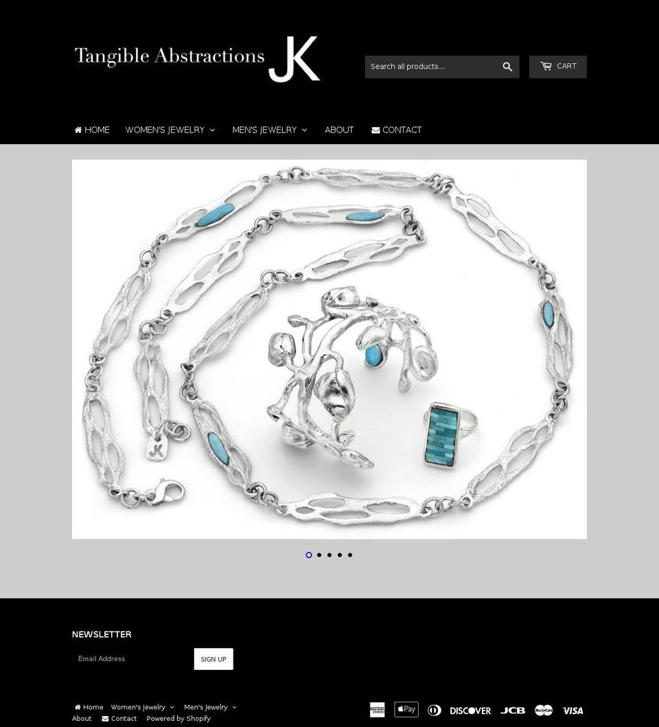 tangibleabstractions.com — Shopify storefront screenshot