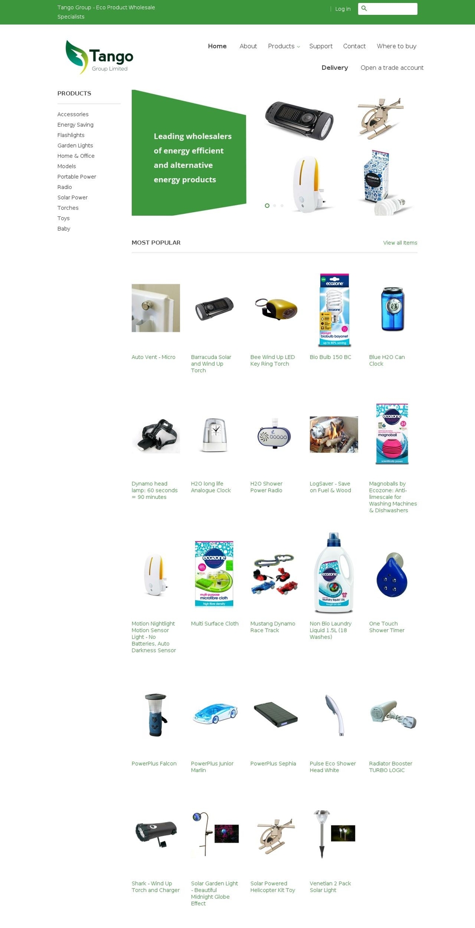 tangogroup.net shopify website screenshot