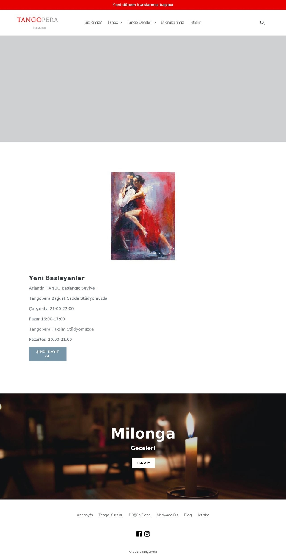 tangopera.com shopify website screenshot
