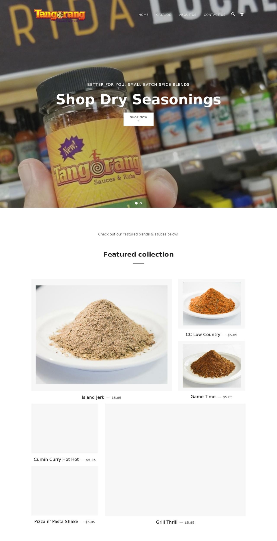 tangorang.com — Shopify storefront screenshot