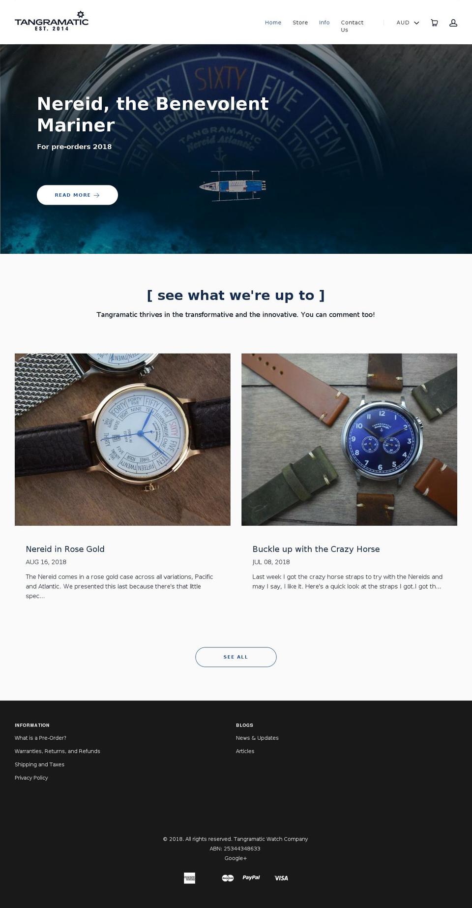 tangramatic.com shopify website screenshot