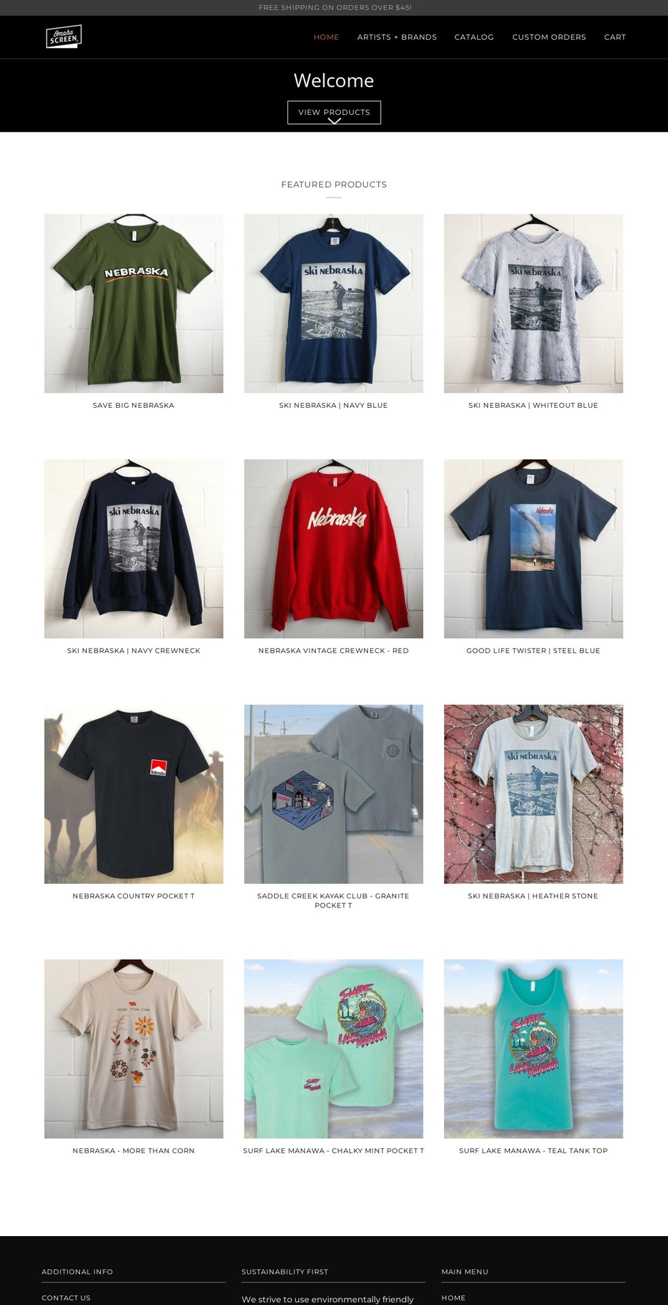 taniaandstuart.com shopify website screenshot