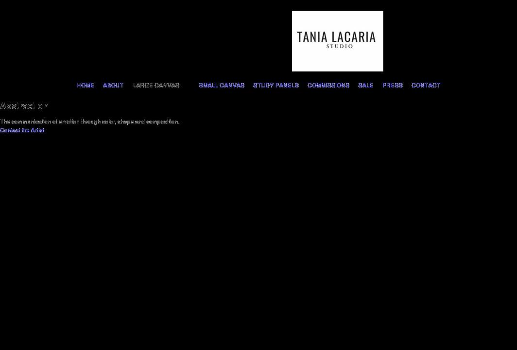 tanialacariastudio.com shopify website screenshot