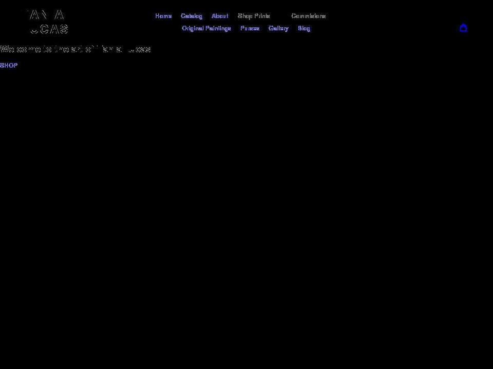 tanialucas.com shopify website screenshot