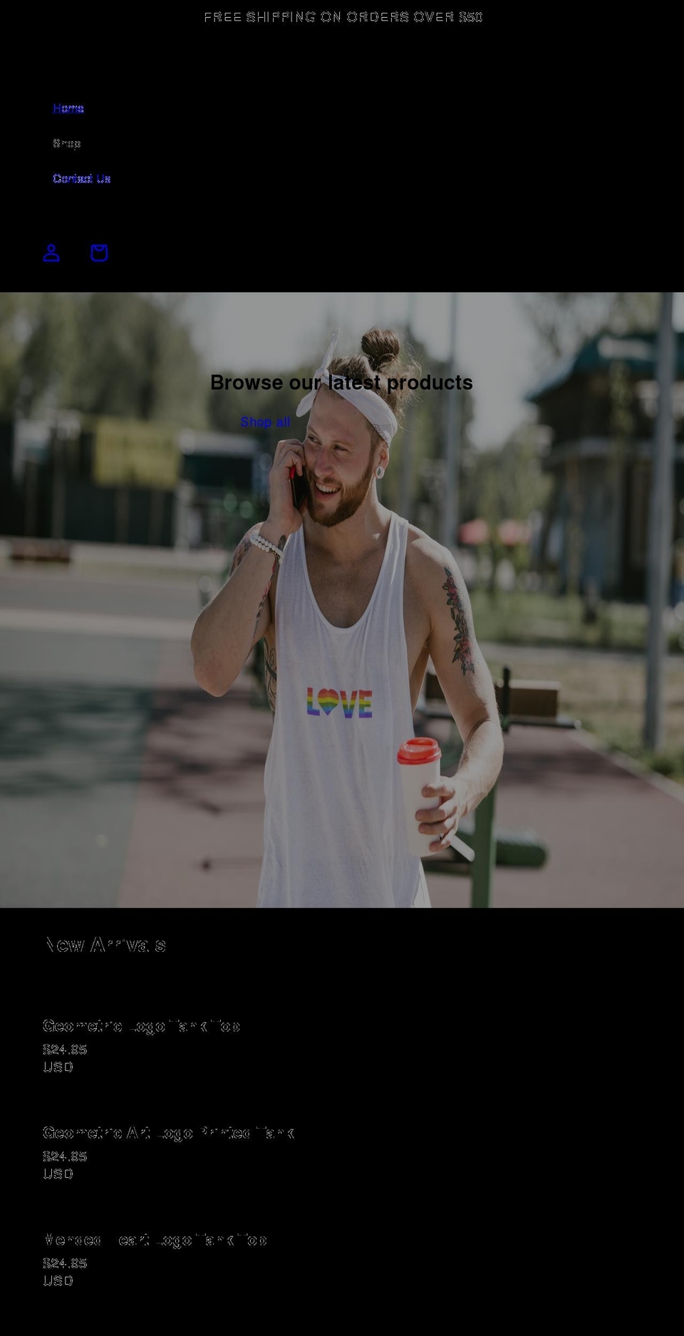 tankdaddies.com shopify website screenshot