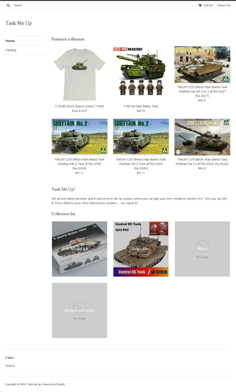 tankmeup.com — Shopify storefront screenshot