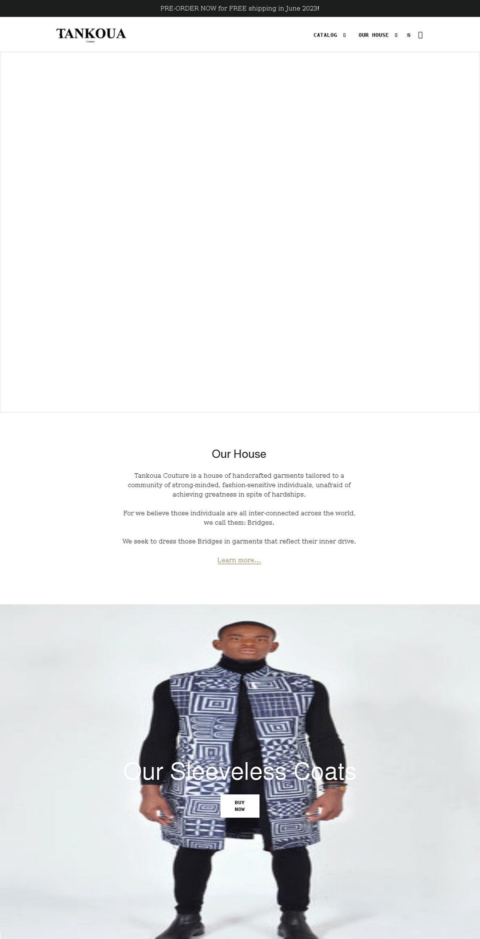 tankouacouture.com shopify website screenshot