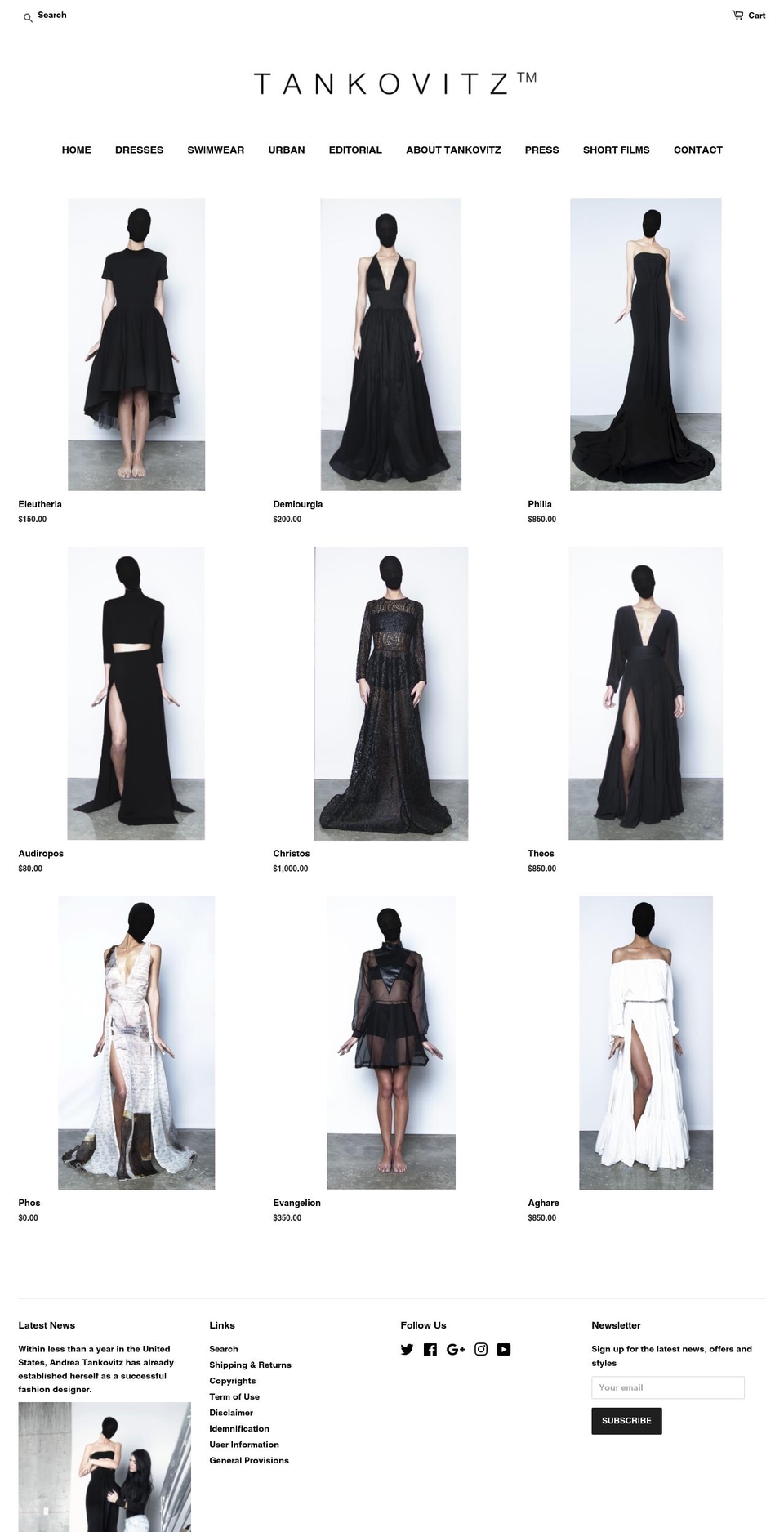 tankovitz.com shopify website screenshot