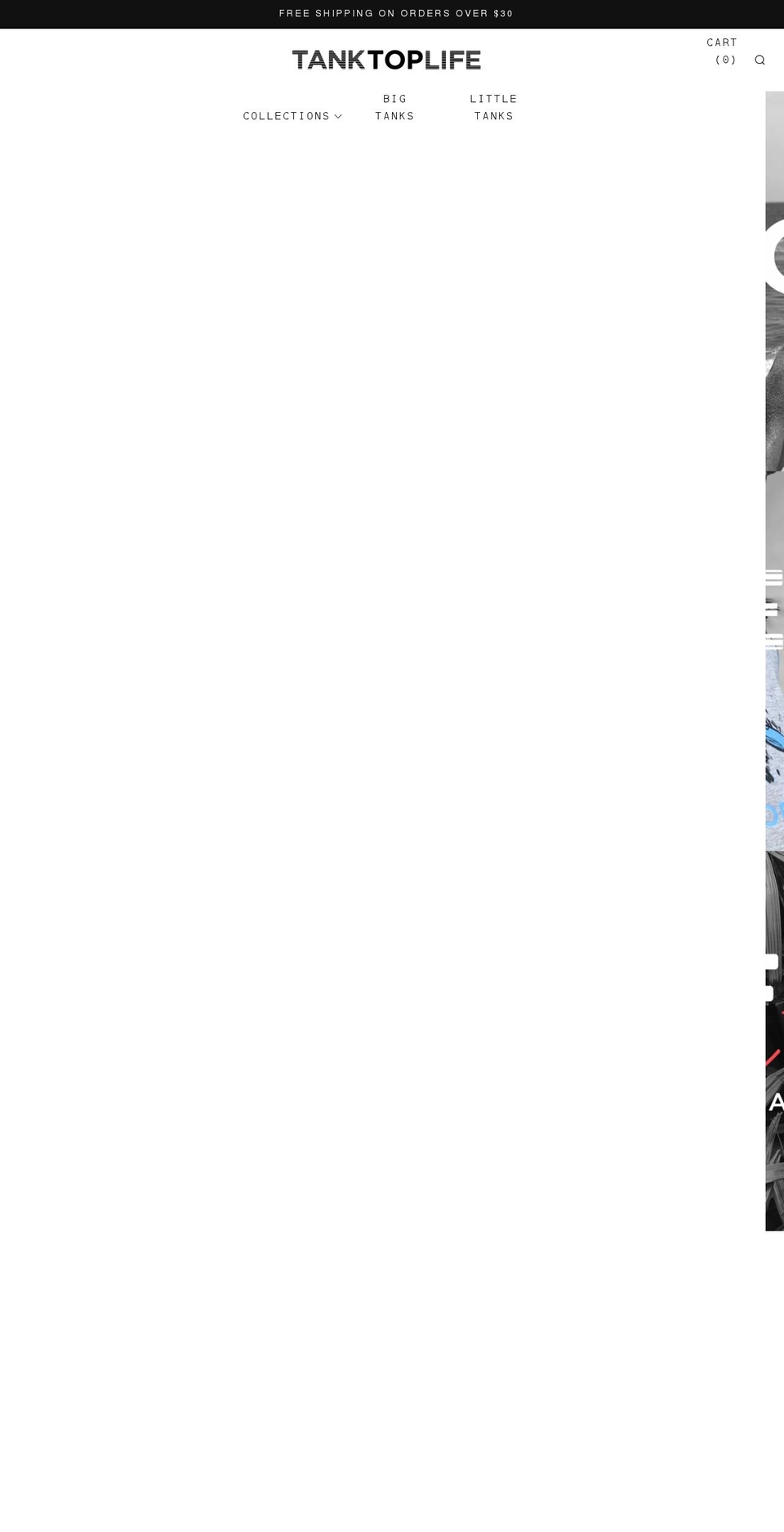 tanktoplife.com shopify website screenshot
