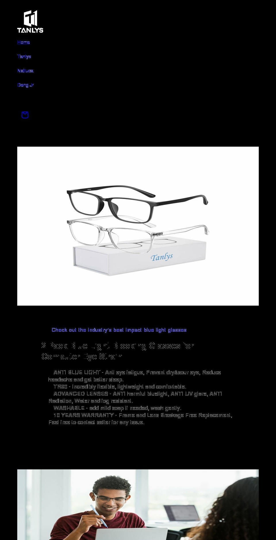 tanlys.com shopify website screenshot