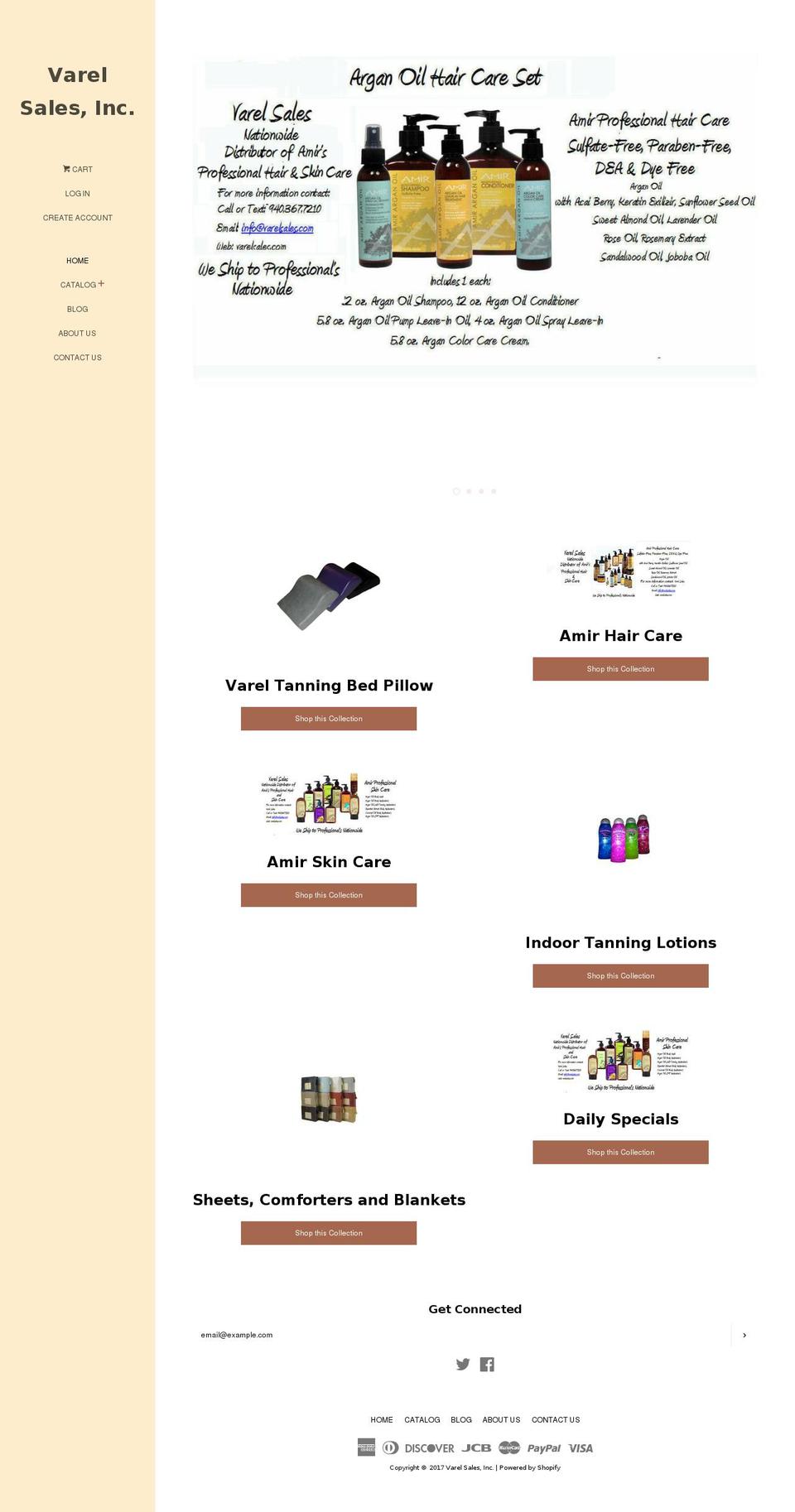 tanningbedpillow.com shopify website screenshot