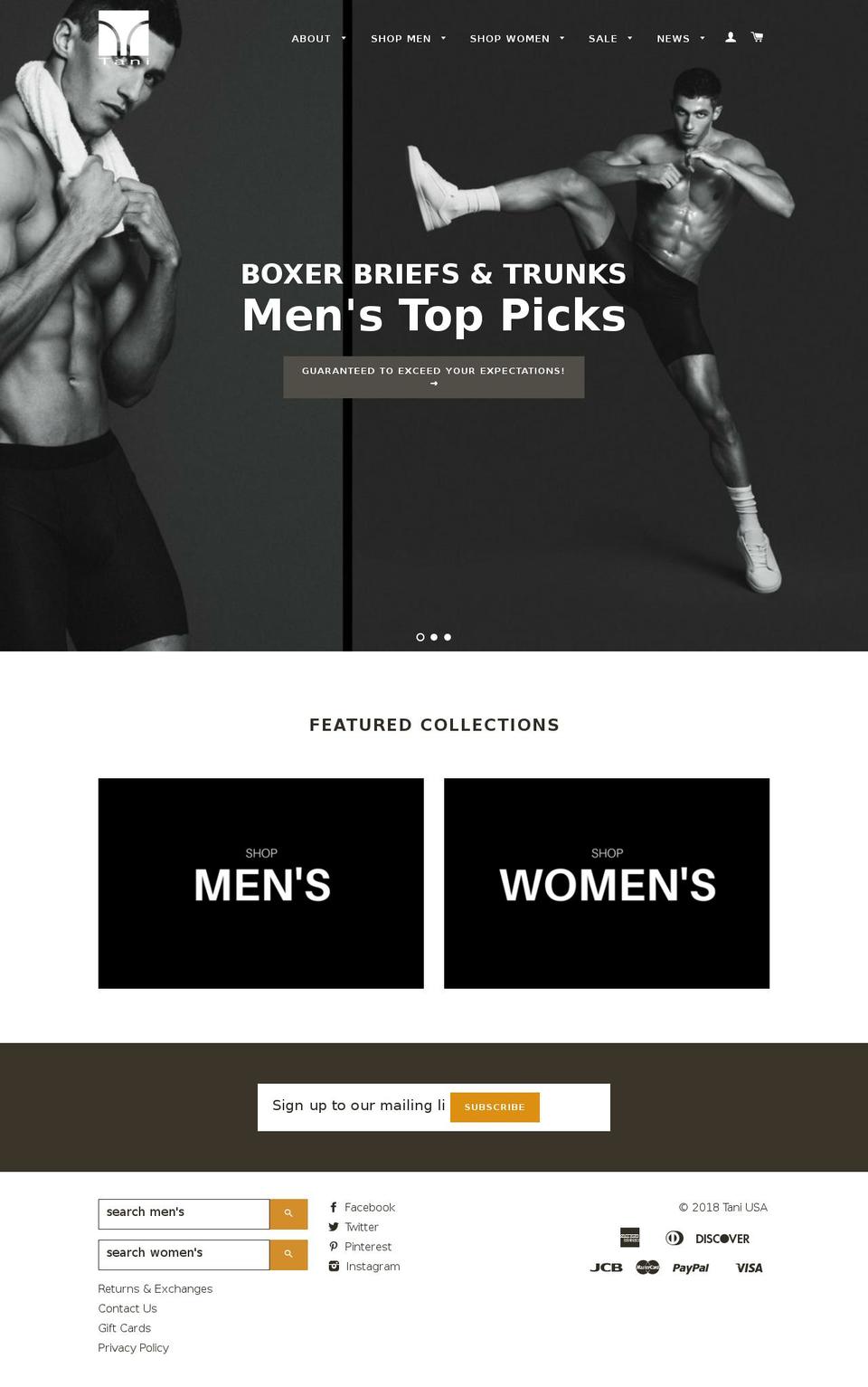 Copy of Brooklyn - Before Bold CSP Shopify theme site example tannyunderwear.com