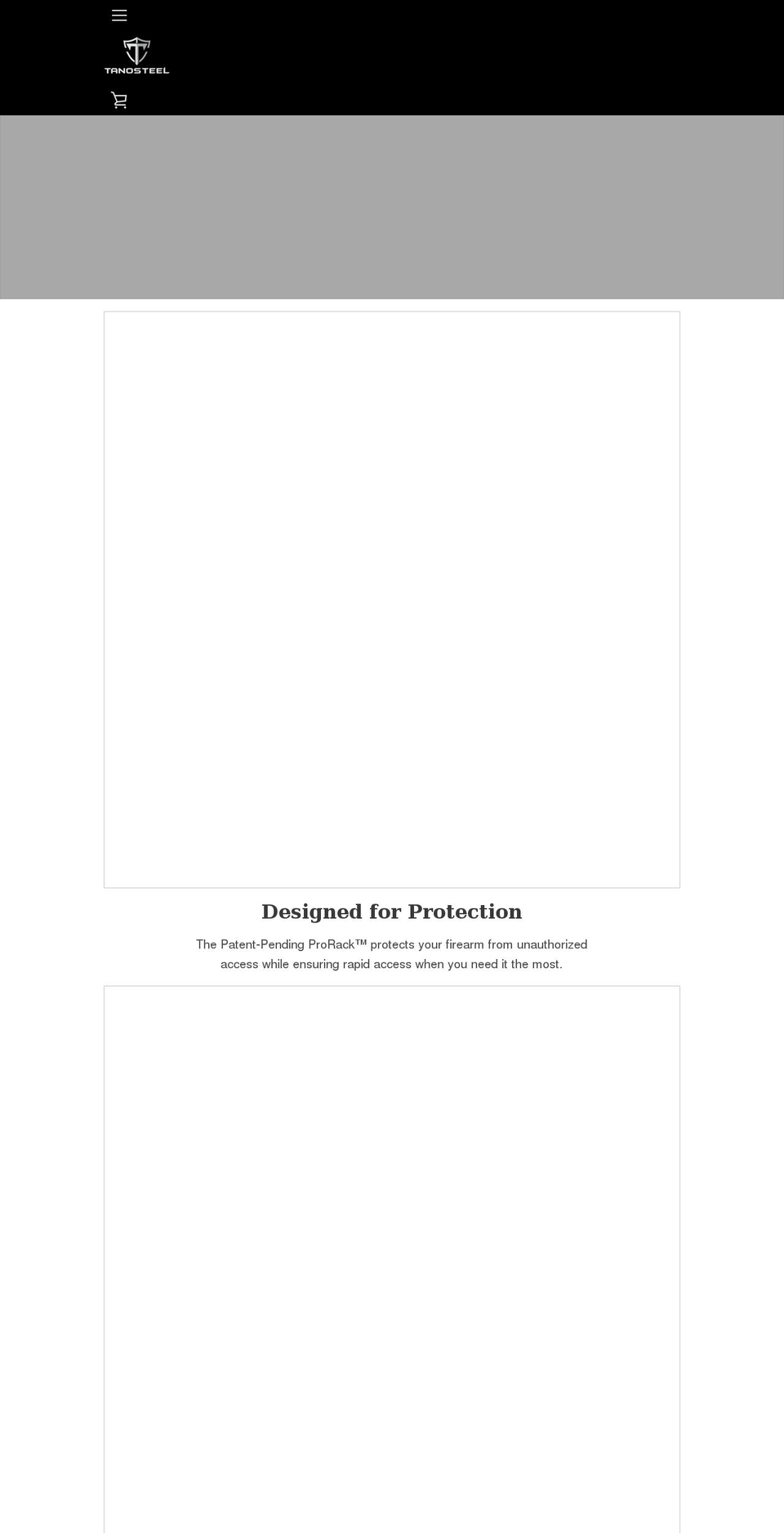 tanosteel.com shopify website screenshot