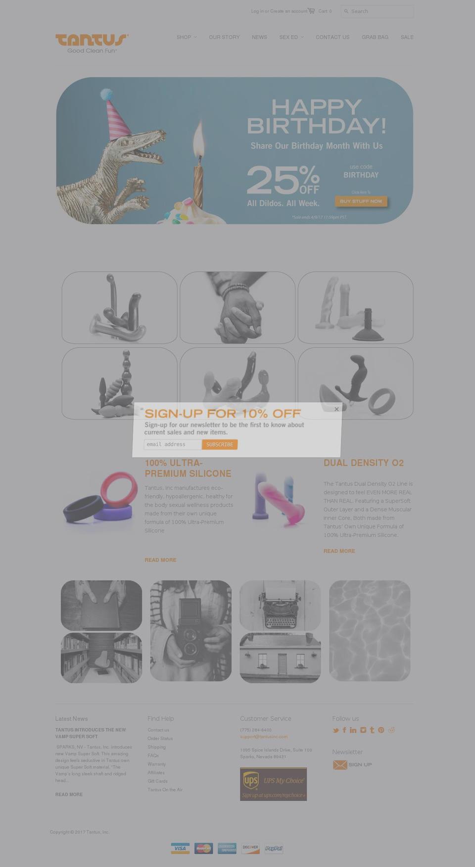 April 2017 Shopify theme site example tantuseurope.com