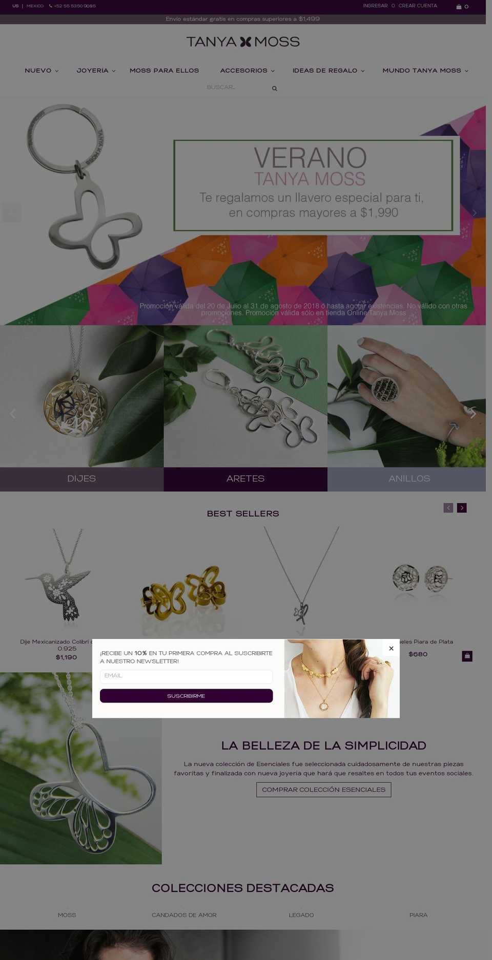 Template A\/B Testing TM MX 13\/01\/2017 Shopify theme site example tanya-moss.myshopify.com