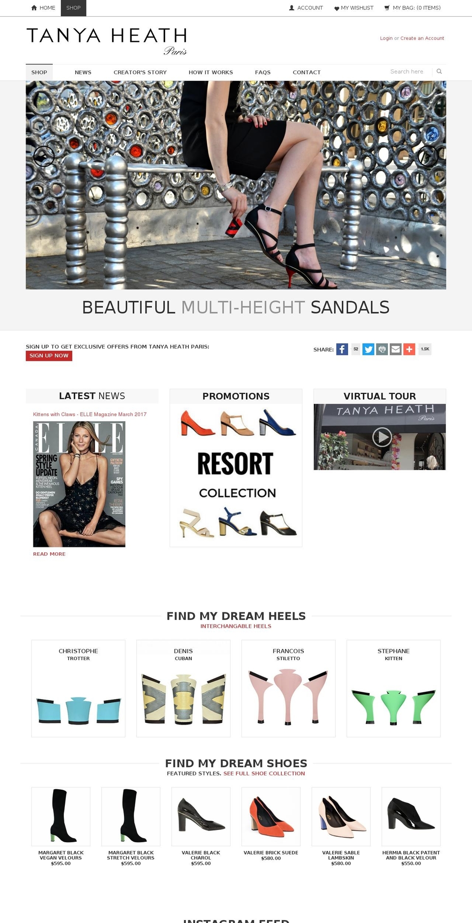 AKA Vigo Shop V2 Shopify theme site example tanyaheathcanadaparis.com