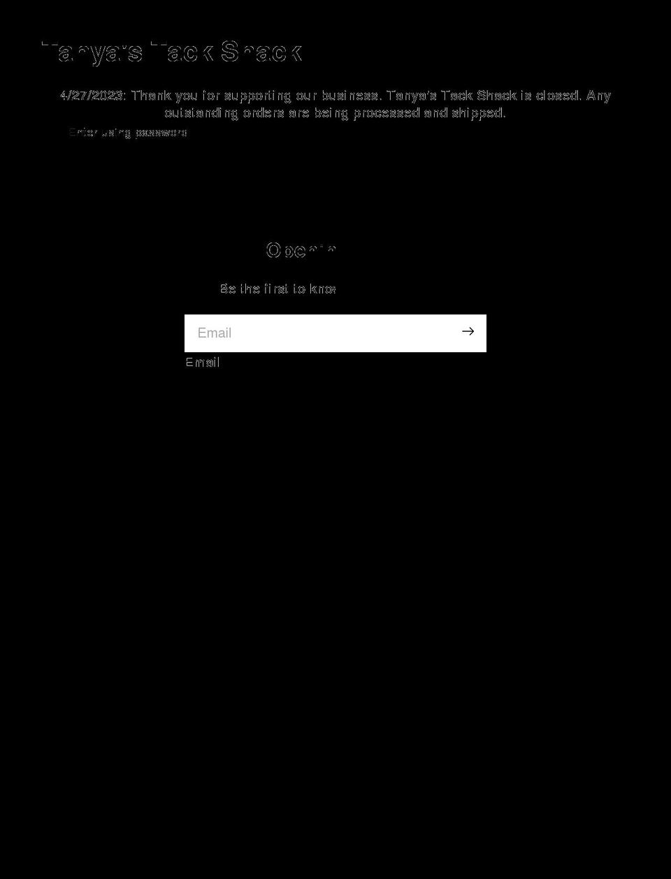 tanyastackshack.com shopify website screenshot