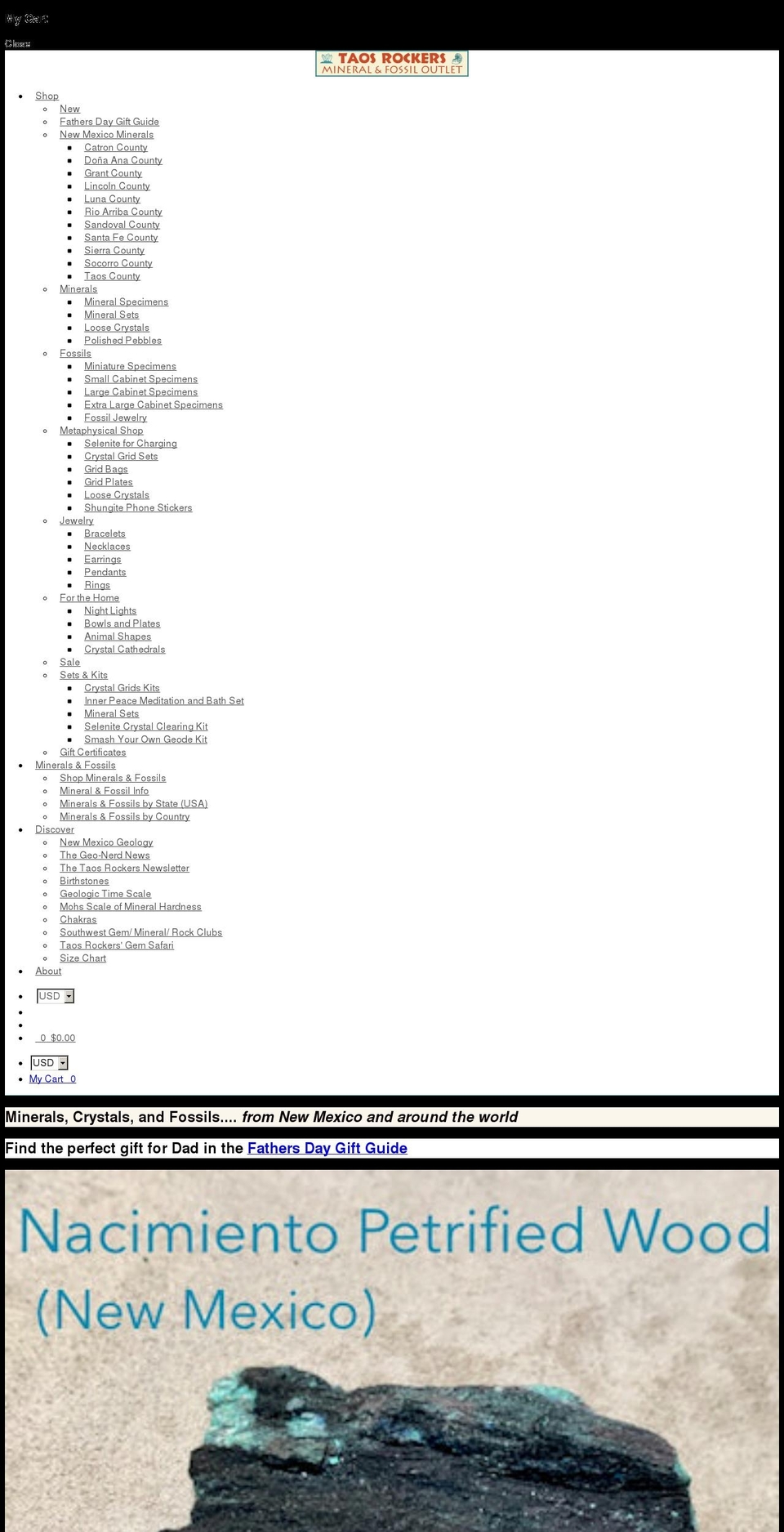 taosrockers.com shopify website screenshot