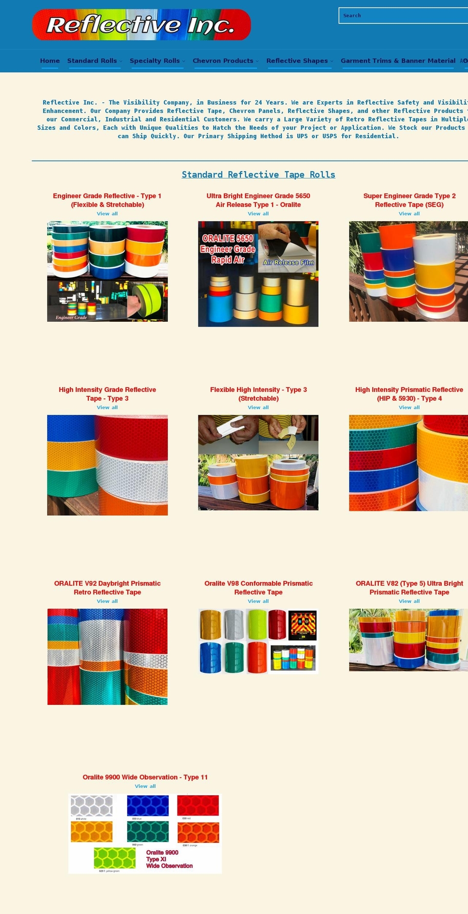 tapefinder.com shopify website screenshot