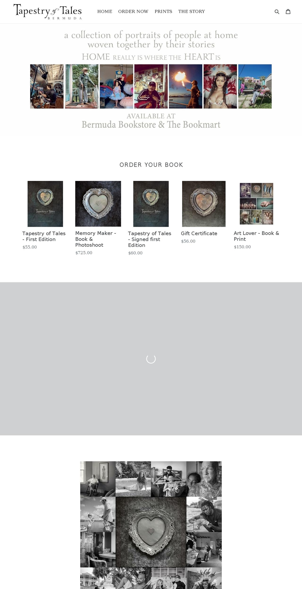 tapestryoftales.com — Shopify storefront screenshot