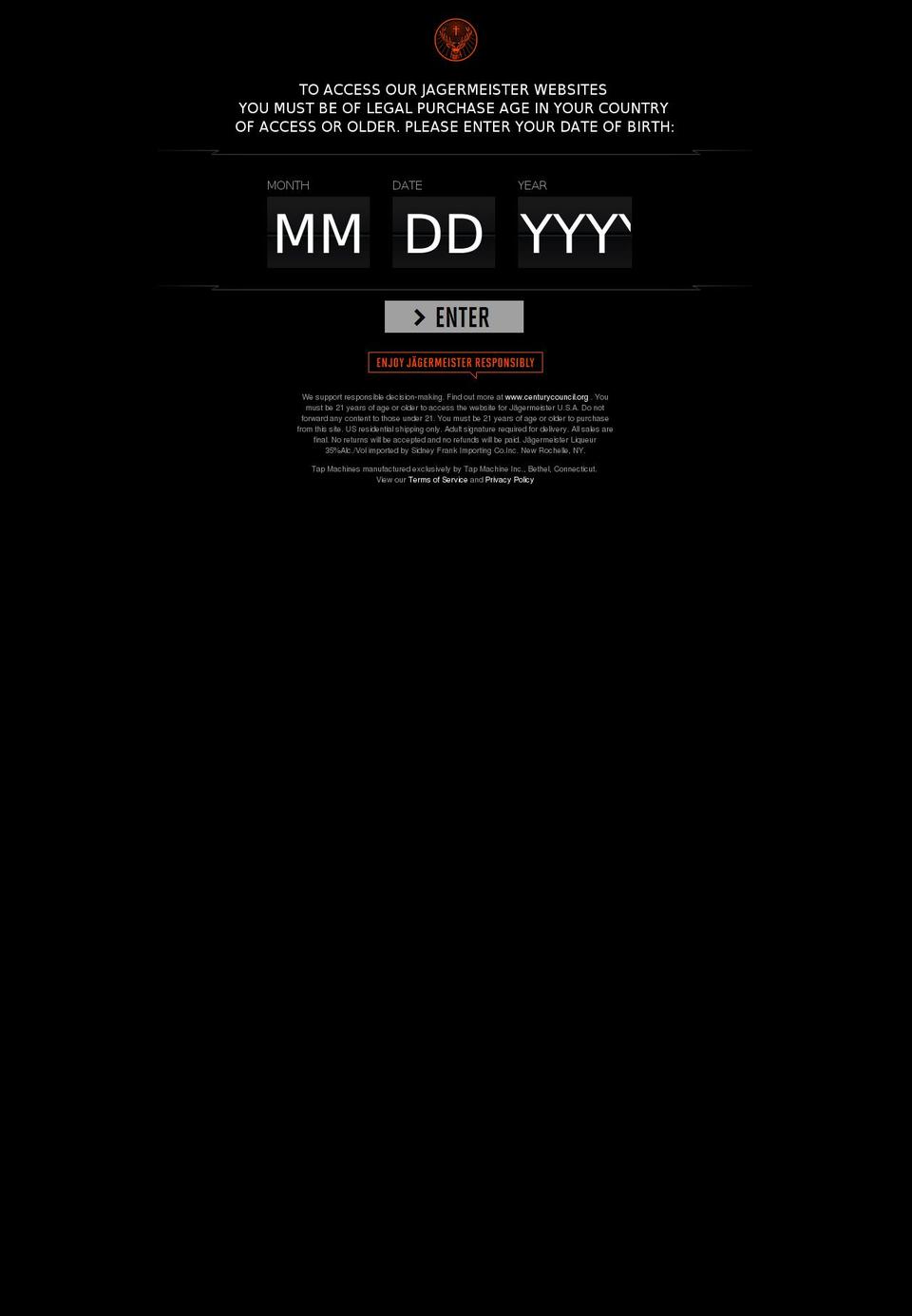 tapmachine.com shopify website screenshot