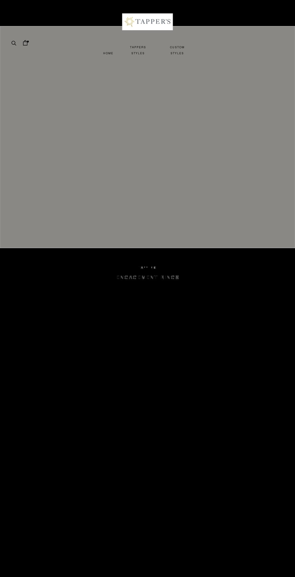 tappersdesignstudio.com shopify website screenshot