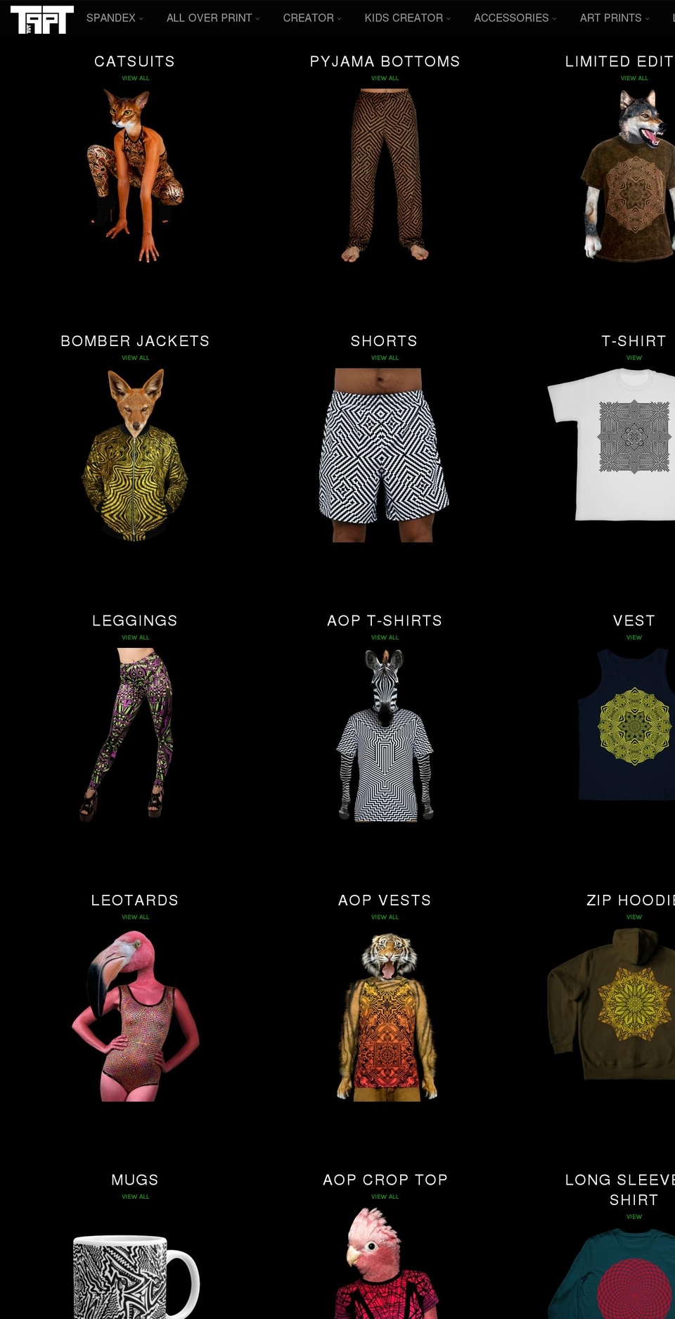 tapt.co.uk shopify website screenshot