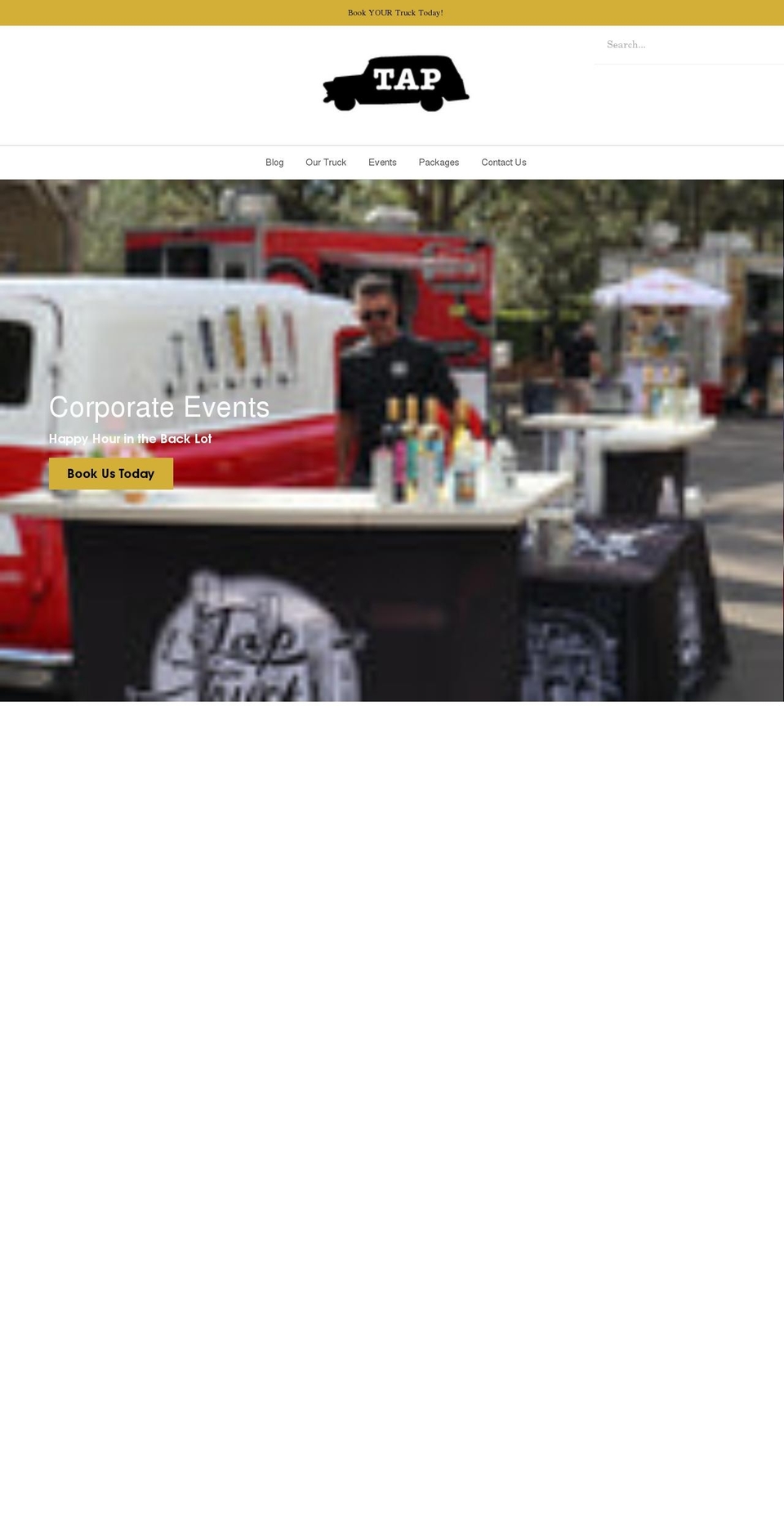 taptruckorlando.com shopify website screenshot