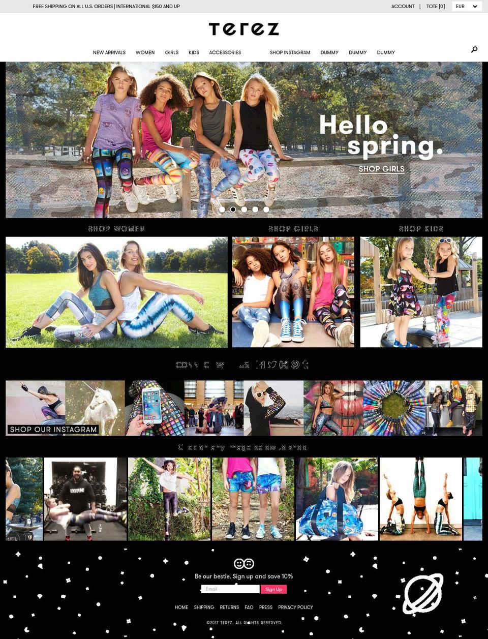 tara-zerez.myshopify.com shopify website screenshot