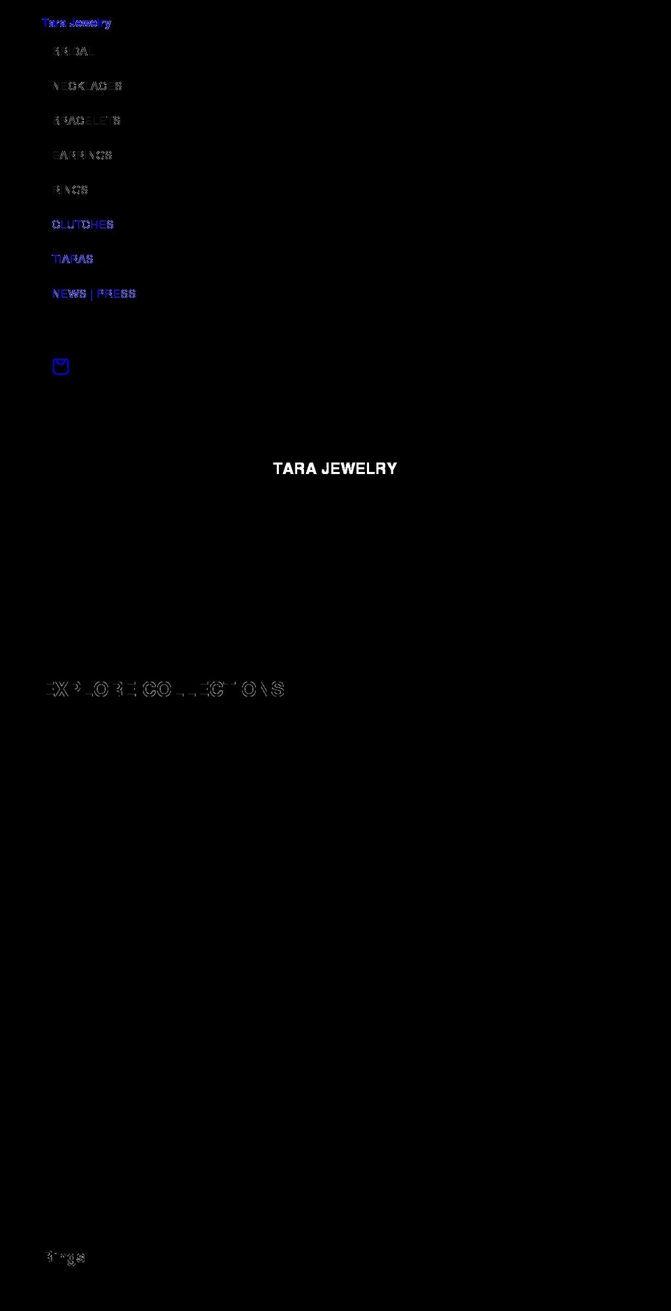 tarajewelry.net shopify website screenshot